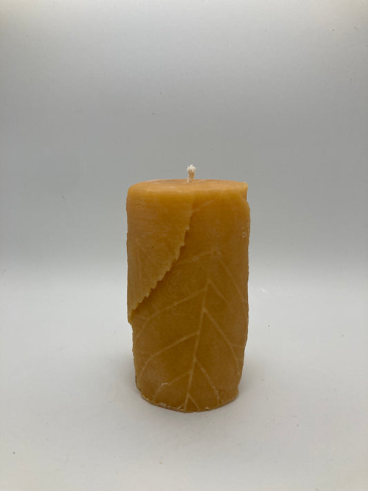 The Leaves Pillar Candle