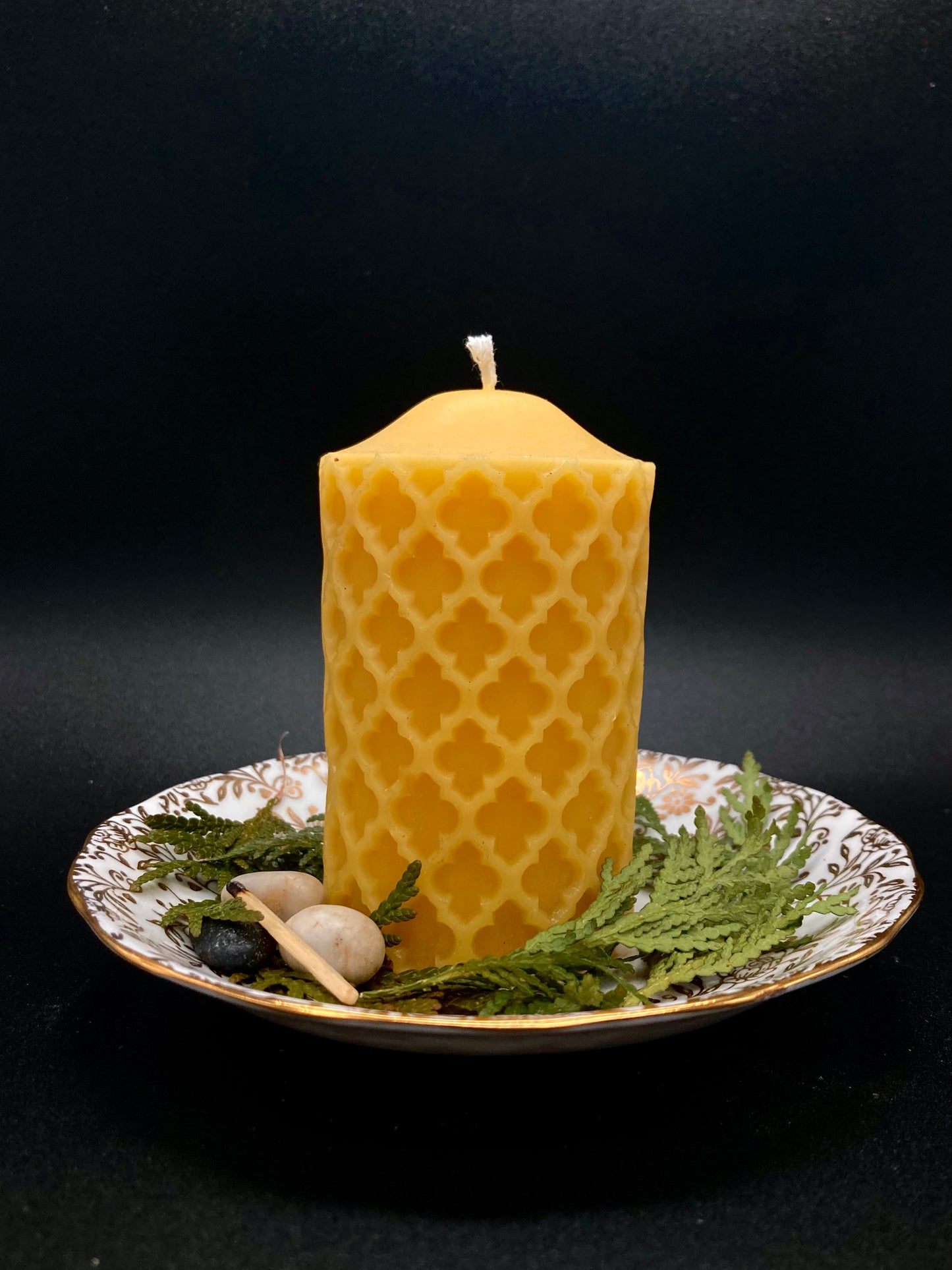 Cathedral Window Pillar Candle